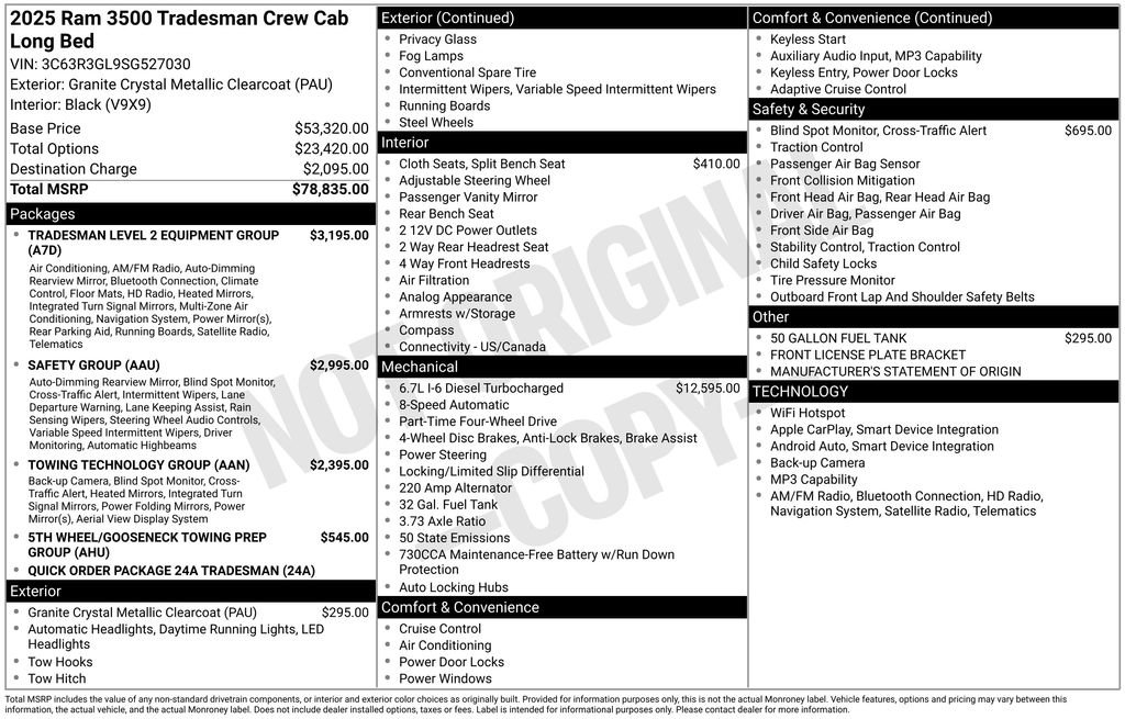 New 2025 RAM 3500 Tradesman image 4