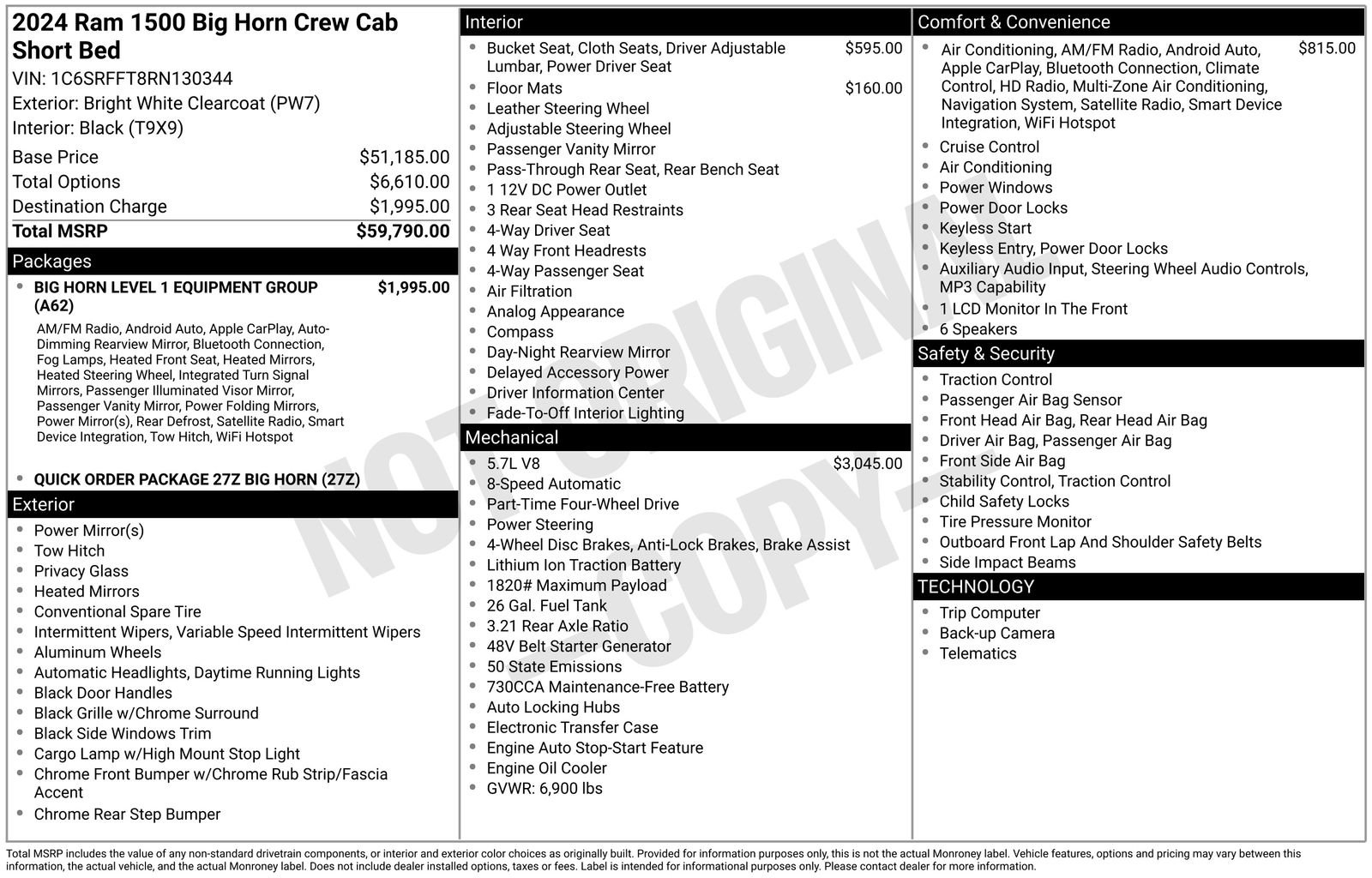 Used 2024 RAM 1500 Big Horn image 44