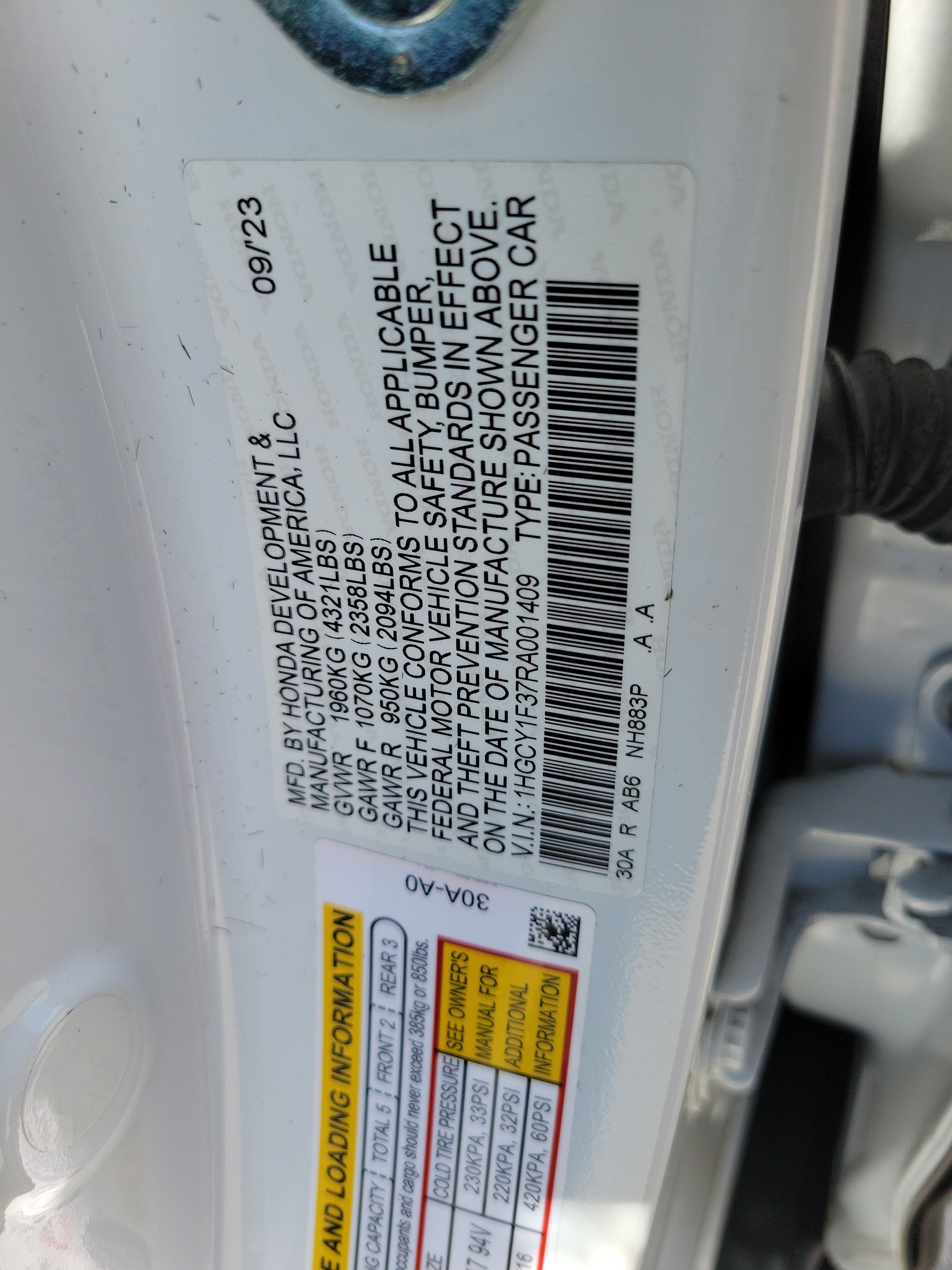 Used 2024 Honda Accord EX image 30