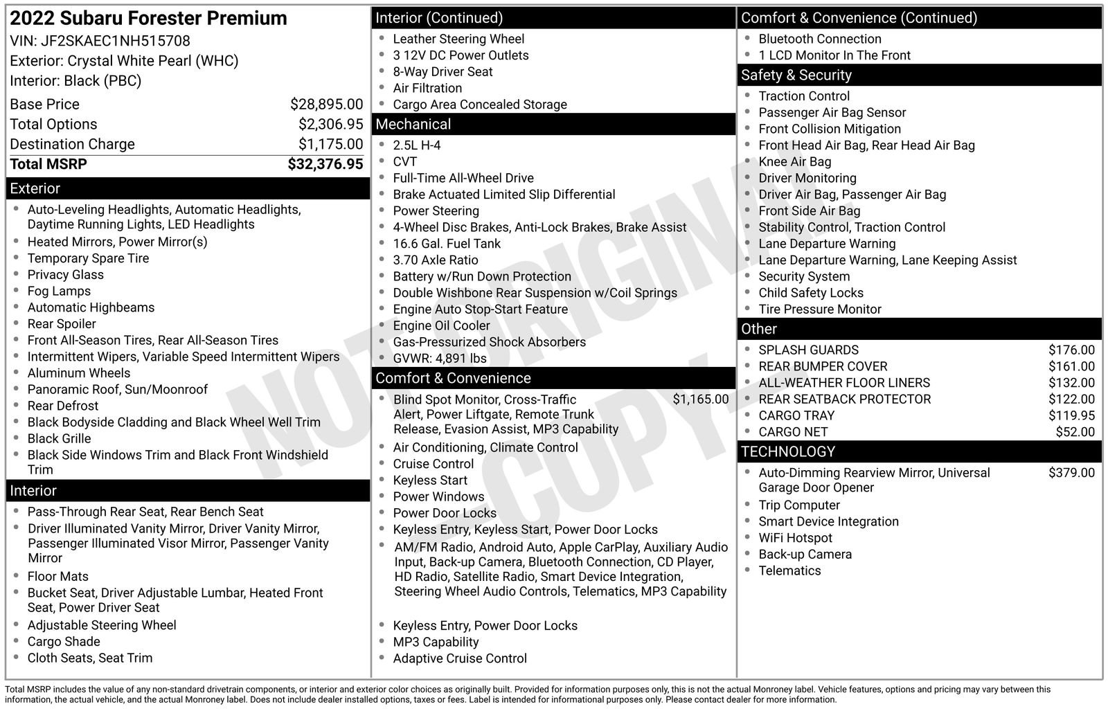 Certified 2022 Subaru Forester Premium image 11