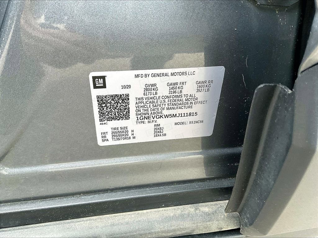 Used 2021 Chevrolet Traverse LT w/ LPO, Blackout Package image 32