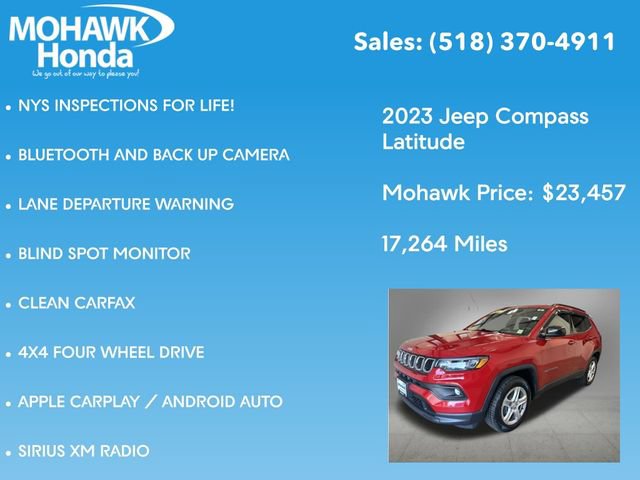 Used 2023 Jeep Compass Latitude w/ Convenience Group AWD/4WD image 7