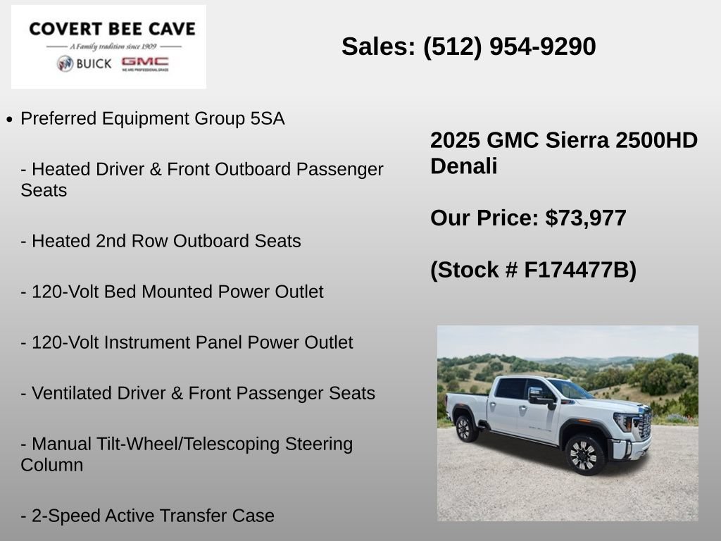 Used 2025 GMC Sierra 2500 Denali w/ Denali Reserve Package AWD/4WD image 18