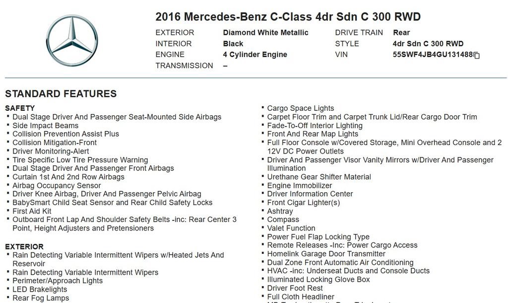 Used 2016 Mercedes-Benz C 300 Sedan image 17