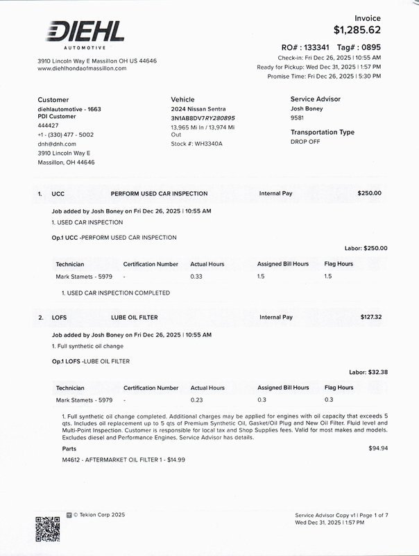 Used 2024 Nissan Sentra SR w/ SR Premium Package image 34