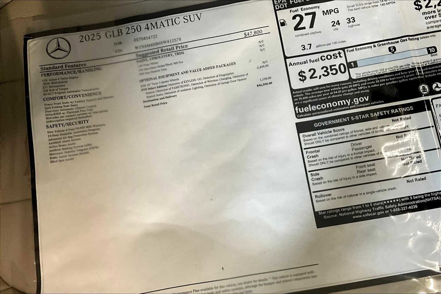 New 2025 Mercedes-Benz GLB 250 4MATIC image 16