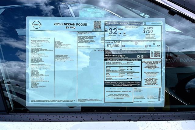 New 2026 Nissan Rogue SV image 12