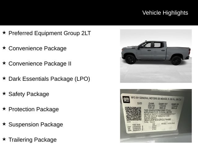 Certified 2024 Chevrolet Silverado 1500 LT Trail Boss w/ Convenience Package II AWD/4WD image 27