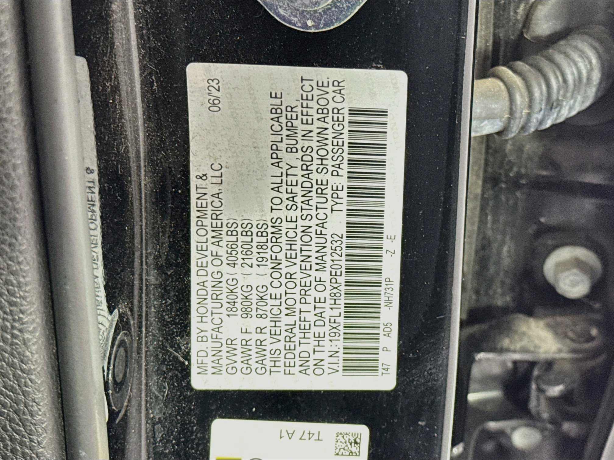 Certified 2023 Honda Civic Sport Touring image 33