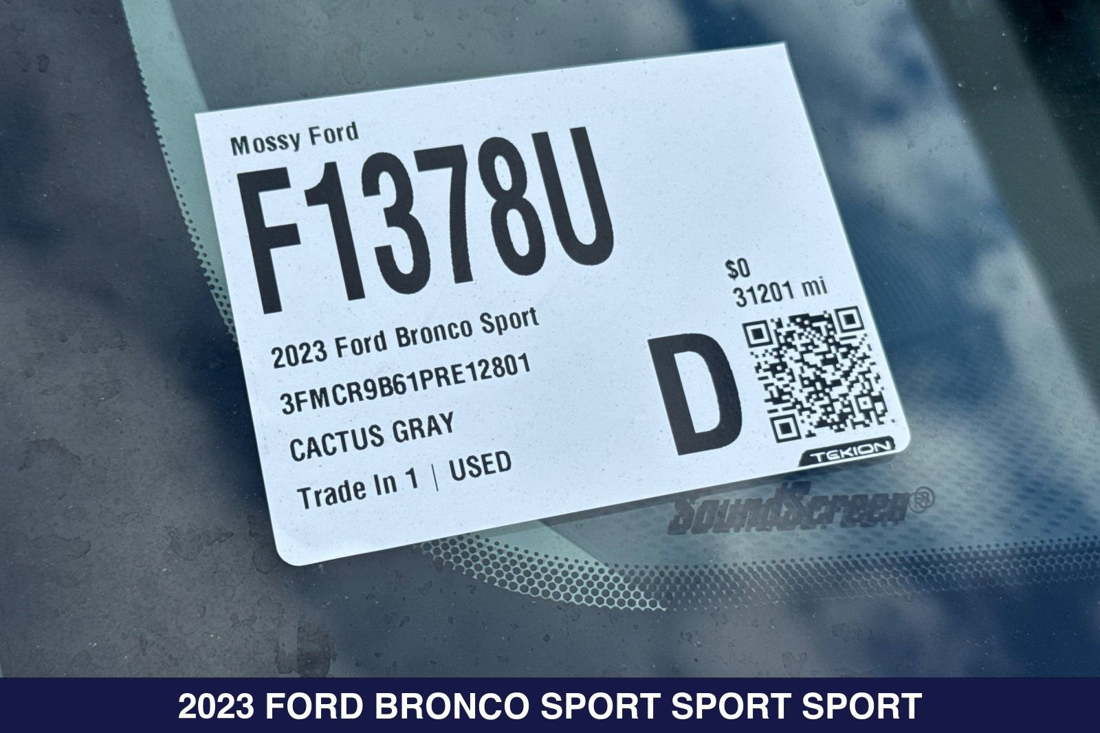 Used 2023 Ford Bronco Sport Big Bend AWD/4WD image 2