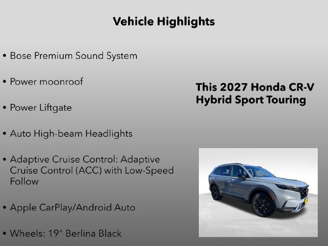 New 2027 Honda CR-V Sport Touring image 5