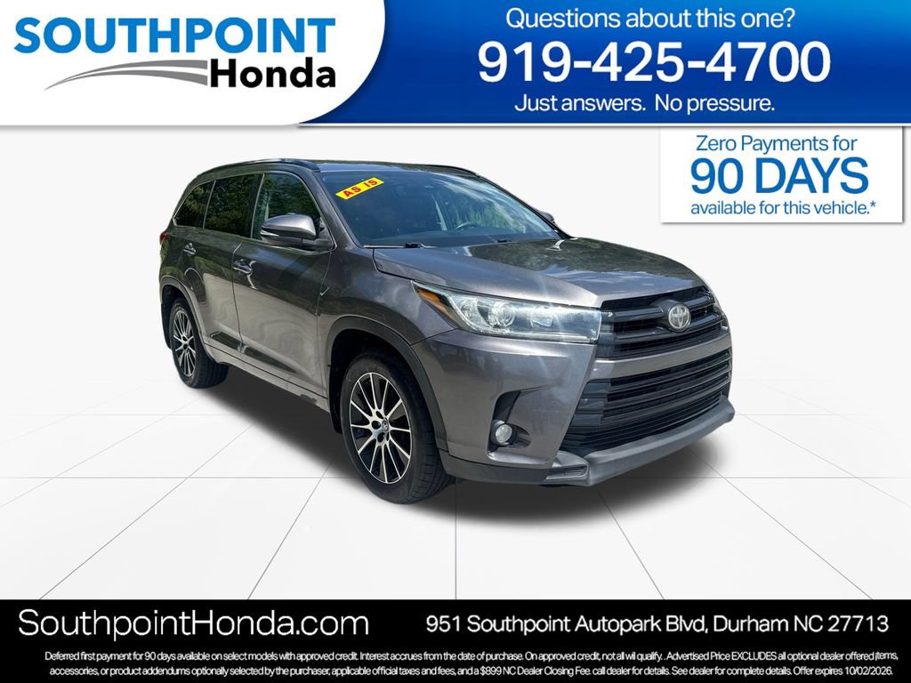 Used 2017 Toyota Highlander SE