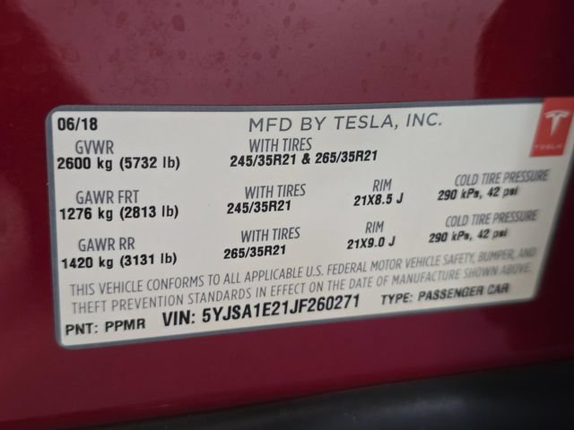 Used 2018 Tesla Model S 75D AWD/4WD image 34