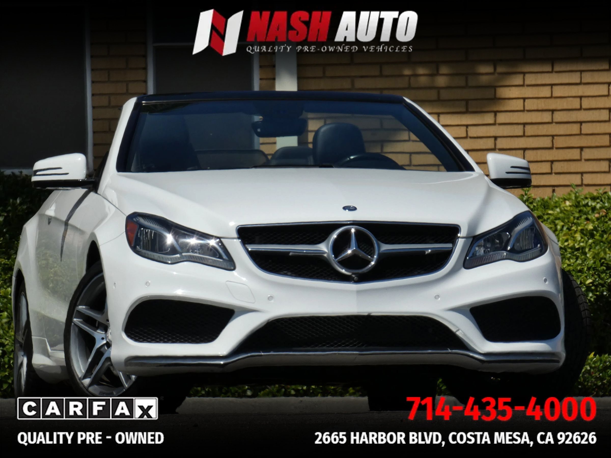 Used 2015 Mercedes-Benz E 550 Cabriolet w/ Premium 1 Package