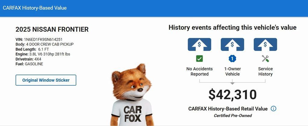 Certified 2025 Nissan Frontier PRO-4X image 27