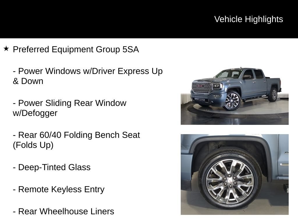 Used 2016 GMC Sierra 1500 Denali w/ Enhanced Driver Alert Package AWD/4WD image 7