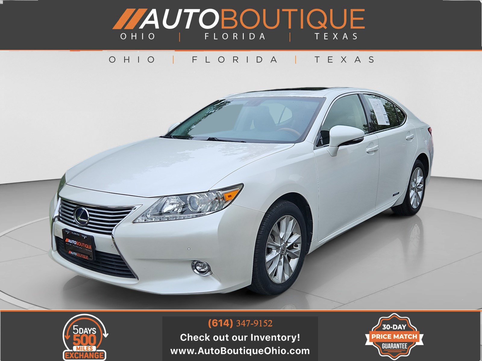 Used 2015 Lexus ES 300h w/ Navigation System Package