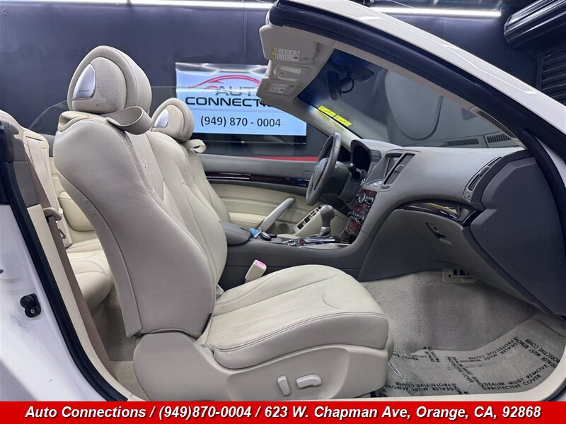 Used 2010 INFINITI G37 Convertible w/ Premium Pkg RWD image 7