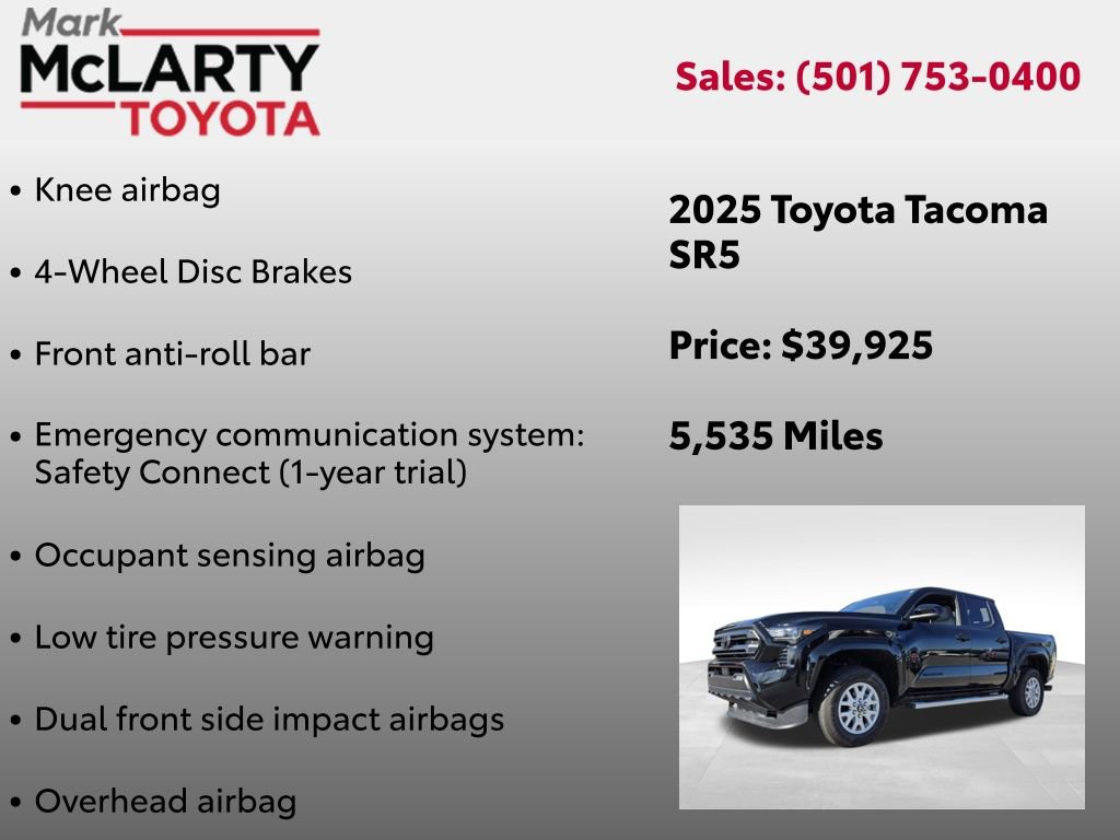 Certified 2025 Toyota Tacoma SR5 AWD/4WD image 30