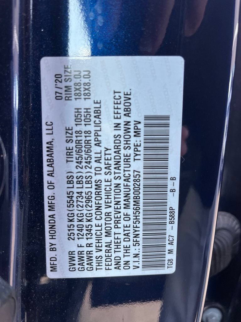 Certified 2021 Honda Pilot EX-L image 10