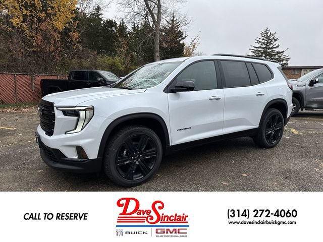 New 2026 GMC Acadia Elevation w/ Black Edition