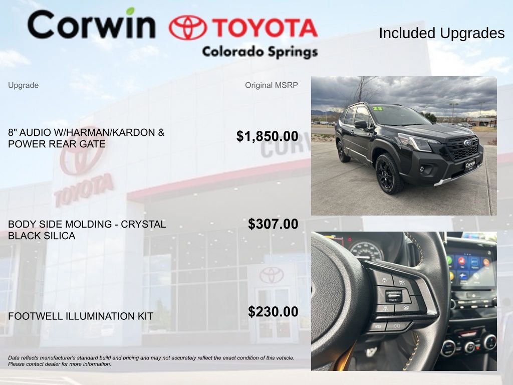 Used 2023 Subaru Forester Wilderness AWD/4WD image 4