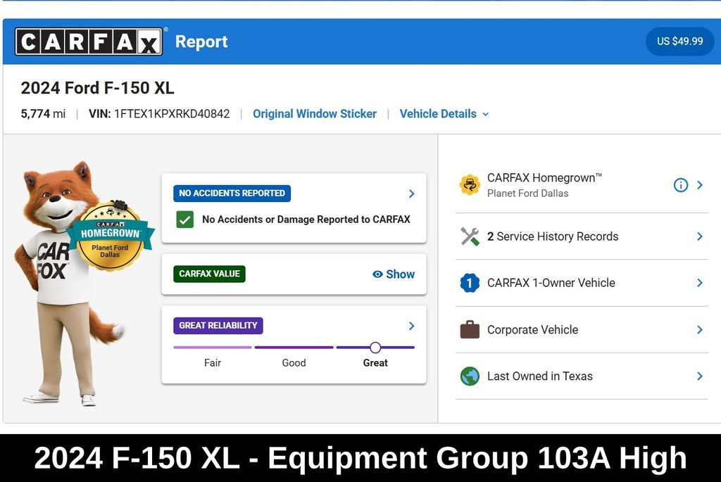 Used 2024 Ford F150 XL w/ Equipment Group 103A High RWD image 9