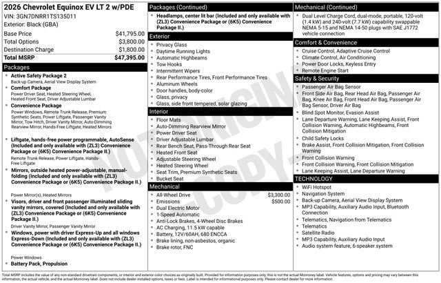 New 2026 Chevrolet Equinox EV LT AWD/4WD image 42