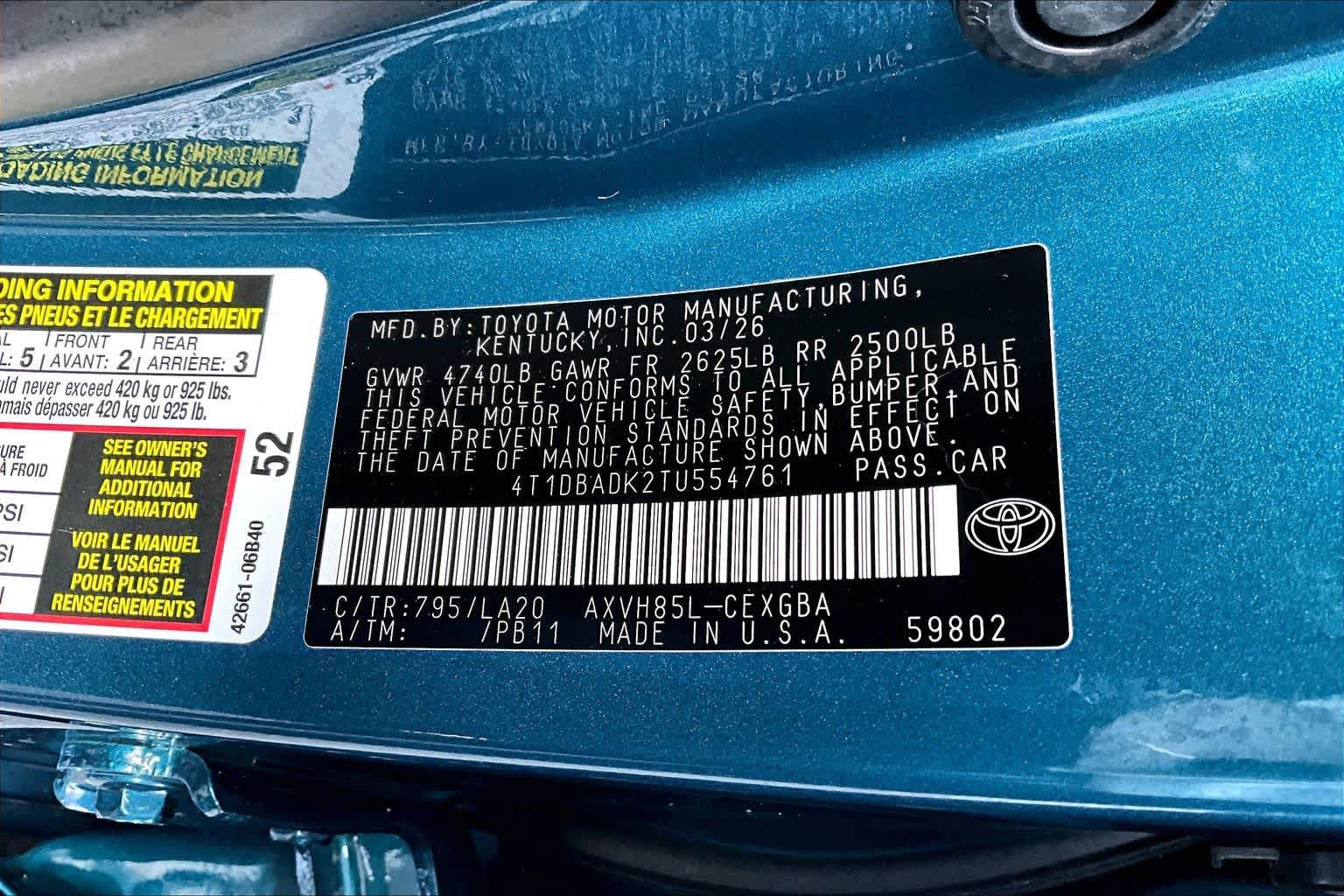 Certified 2026 Toyota Camry XLE w/ Premium Package AWD/4WD image 34