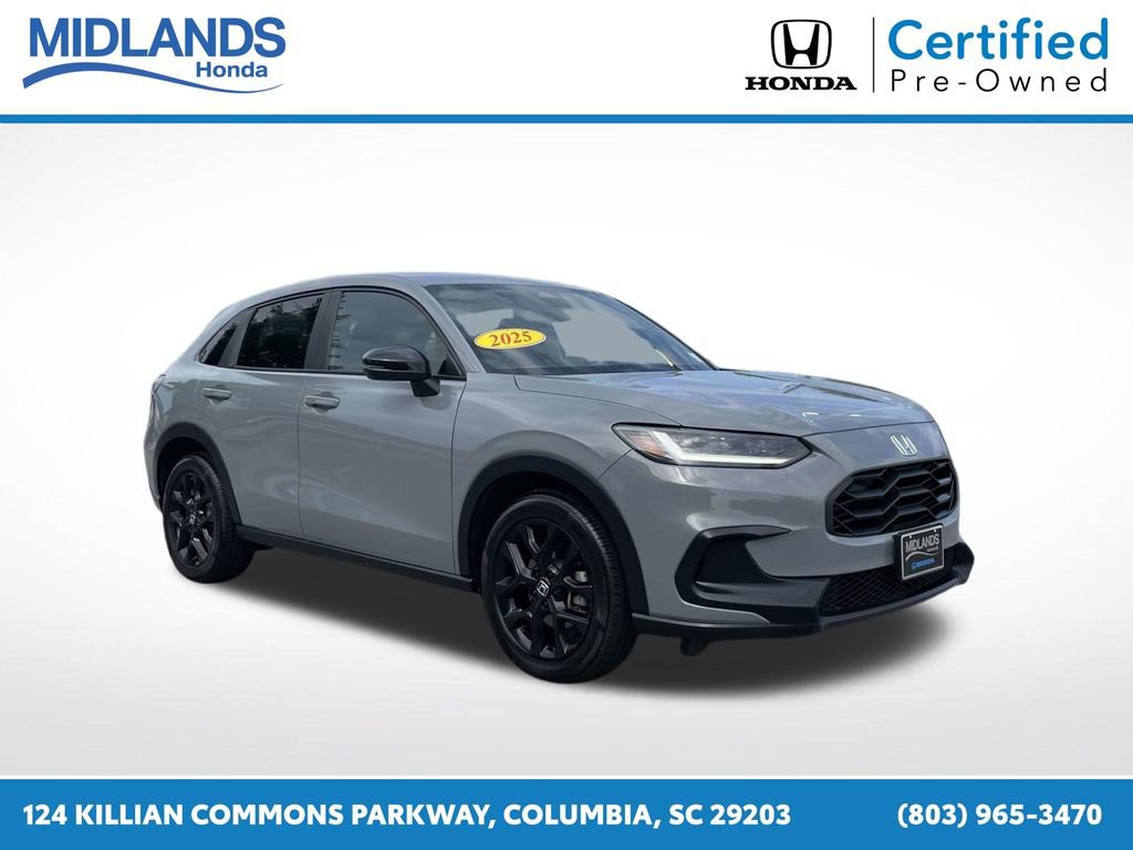 Certified 2025 Honda HR-V Sport