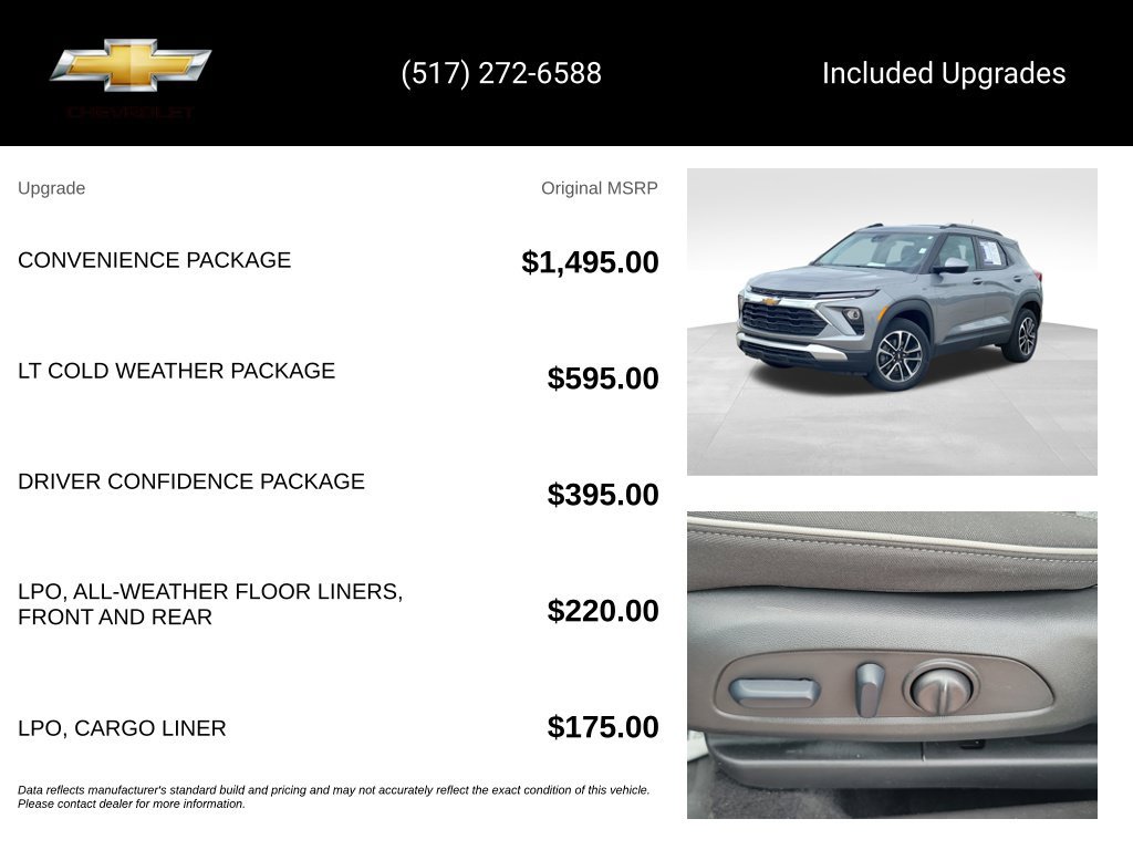 Used 2024 Chevrolet TrailBlazer LT w/ Convenience Package AWD/4WD image 15