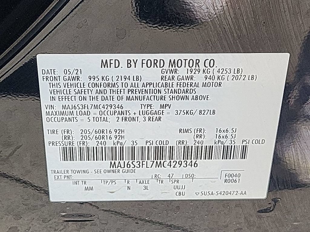 Used 2021 Ford EcoSport S AWD/4WD image 36