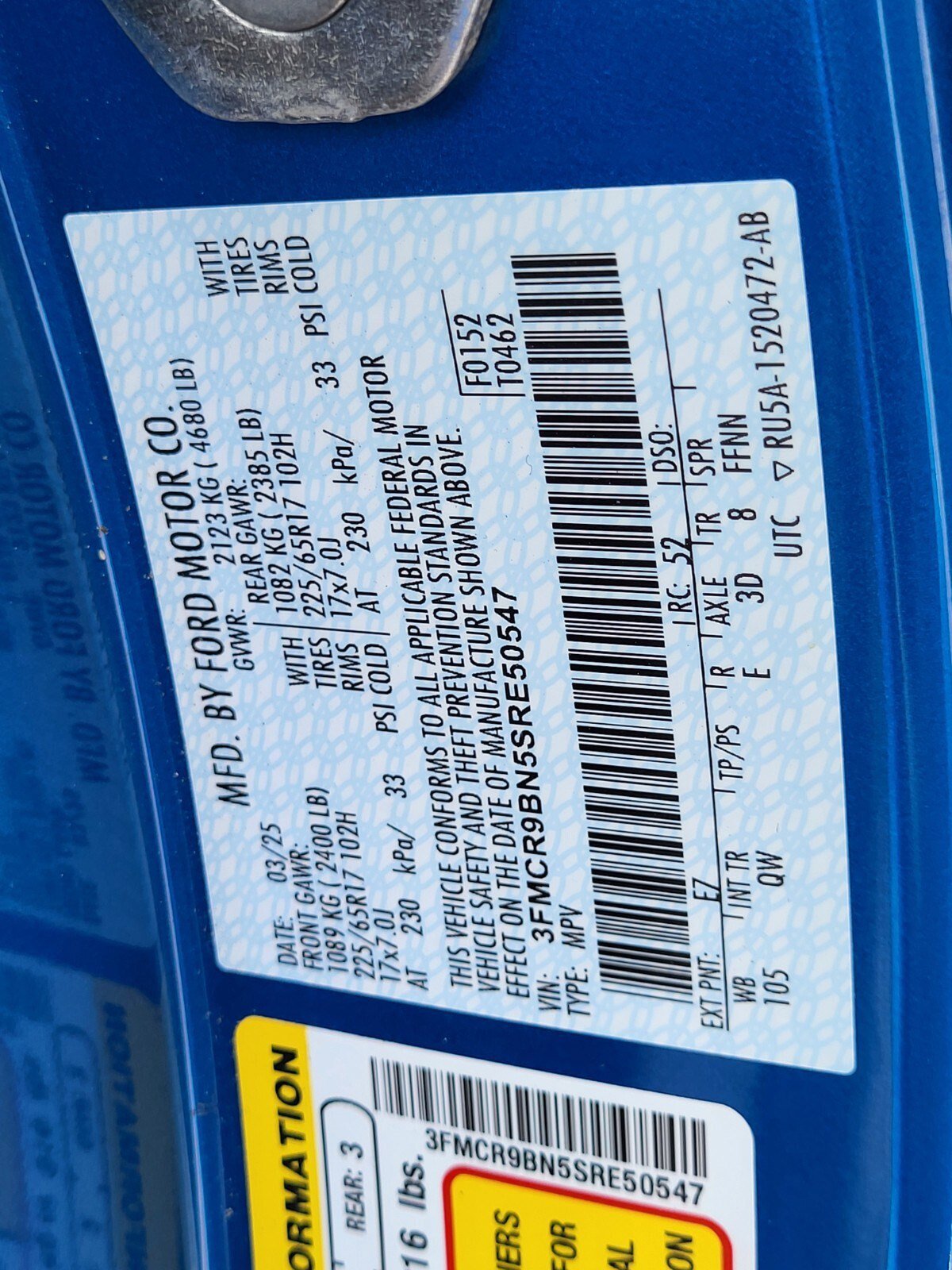 Used 2025 Ford Bronco Sport Big Bend w/ Convenience Package image 35