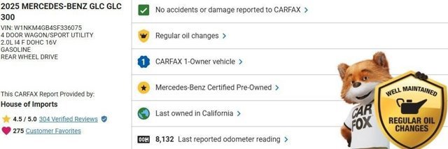 Certified 2025 Mercedes-Benz GLC 300 image 3