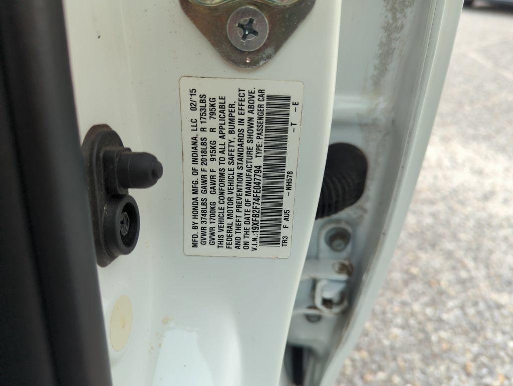 Used 2015 Honda Civic SE image 38
