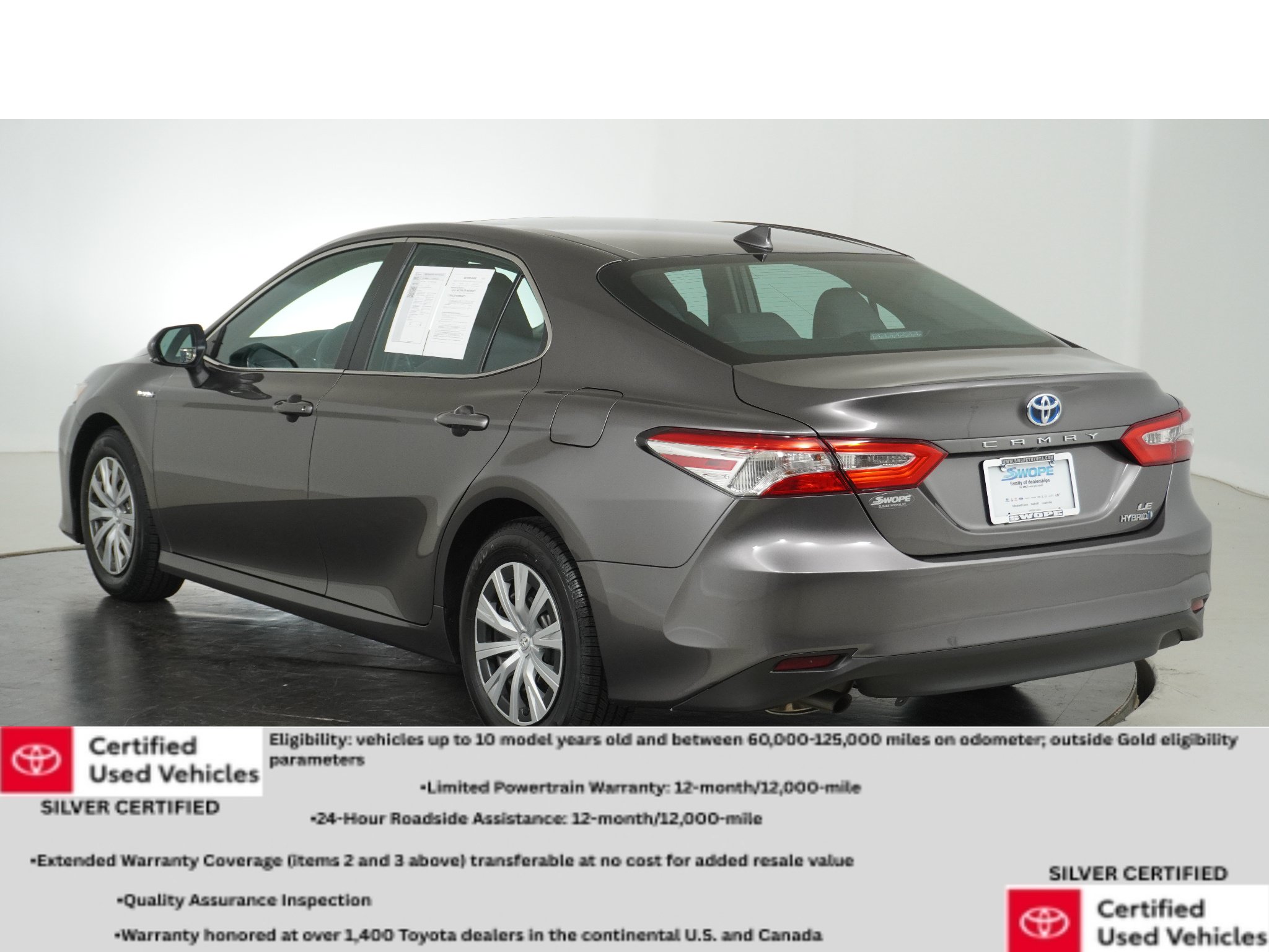 Certified 2020 Toyota Camry LE w/ Sunroof Package FWD image 6