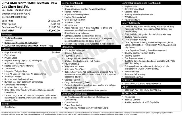 Certified 2024 GMC Sierra 1500 Elevation image 6
