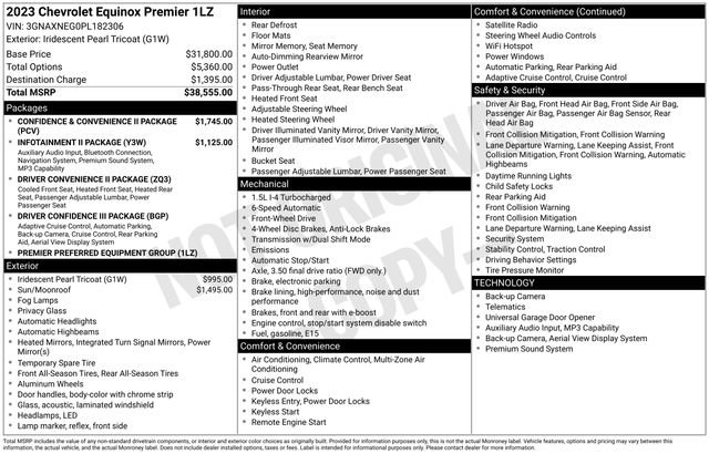 Used 2023 Chevrolet Equinox Premier FWD image 7