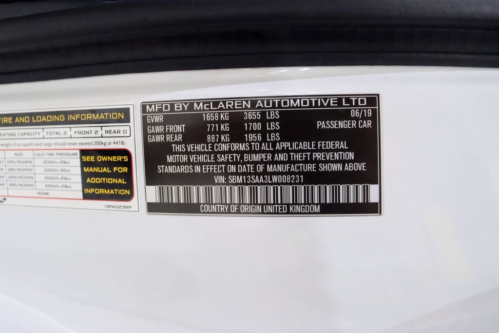 Used 2020 McLaren 600LT Spider RWD image 45