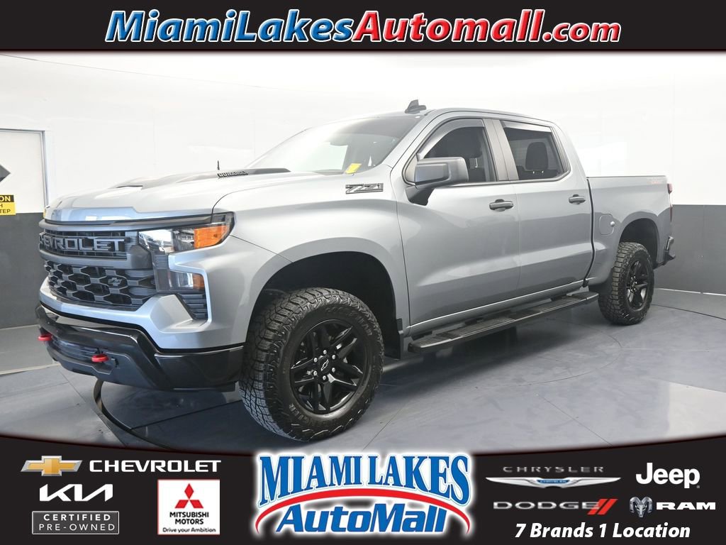 Used 2024 Chevrolet Silverado 1500 Custom Trail Boss w/ LPO, Dark Essentials Package