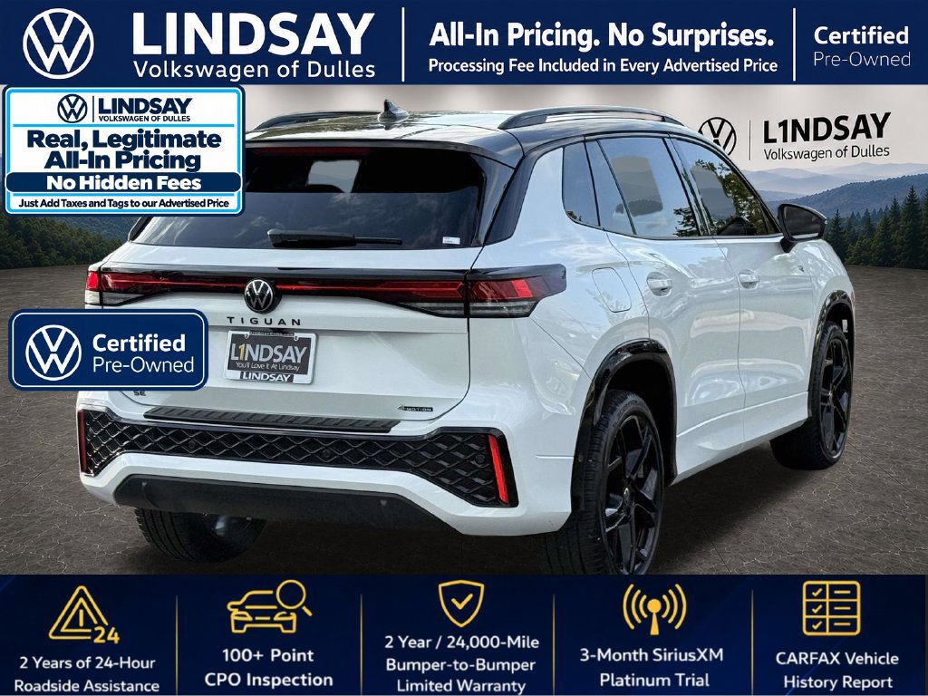 Certified 2025 Volkswagen Tiguan SE R-Line AWD/4WD image 8