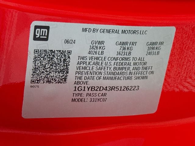 Used 2024 Chevrolet Corvette Stingray Preferred Cpe w/ 2LT RWD image 31