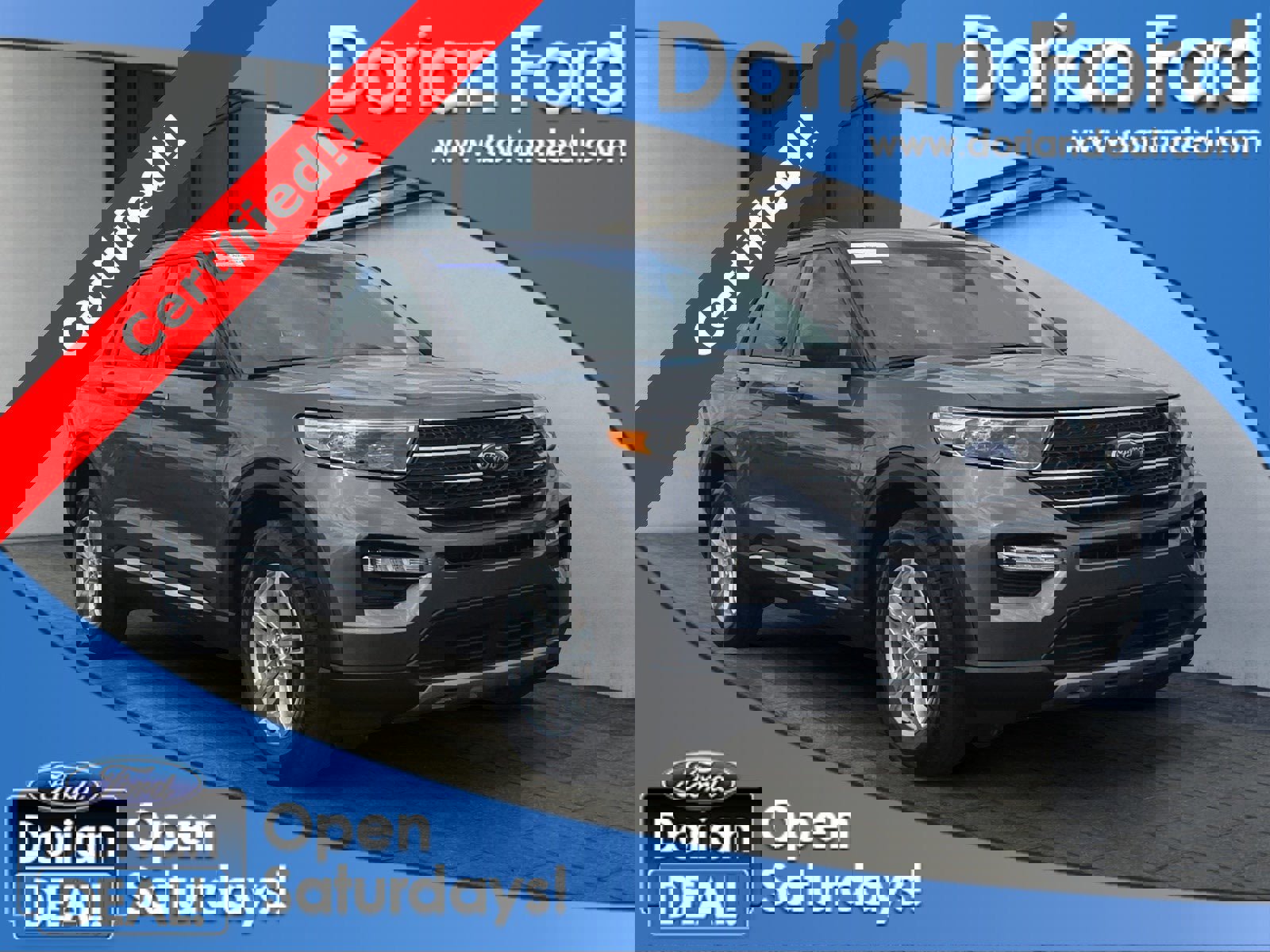 Certified 2022 Ford Explorer XLT w/ Equipment Group 202A