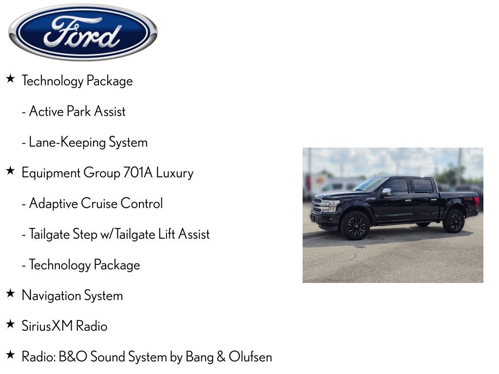 Used 2019 Ford F150 Platinum w/ Equipment Group 701A Luxury AWD/4WD image 13