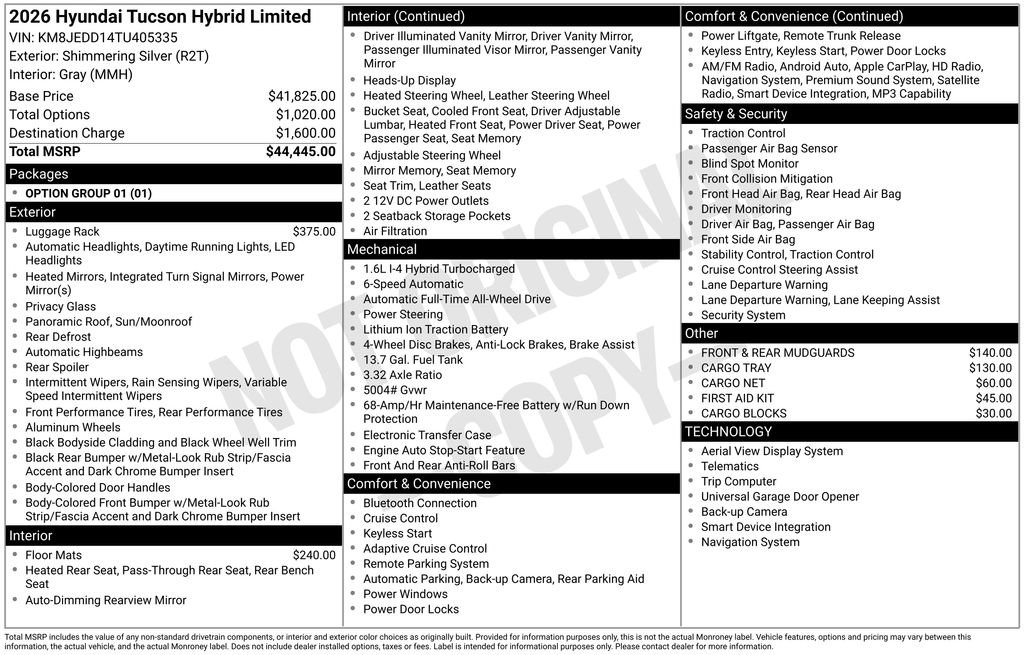 New 2026 Hyundai Tucson Limited image 5