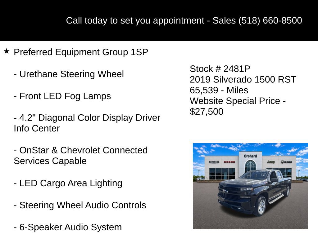 Used 2019 Chevrolet Silverado 1500 RST w/ All-Star Edition AWD/4WD image 20
