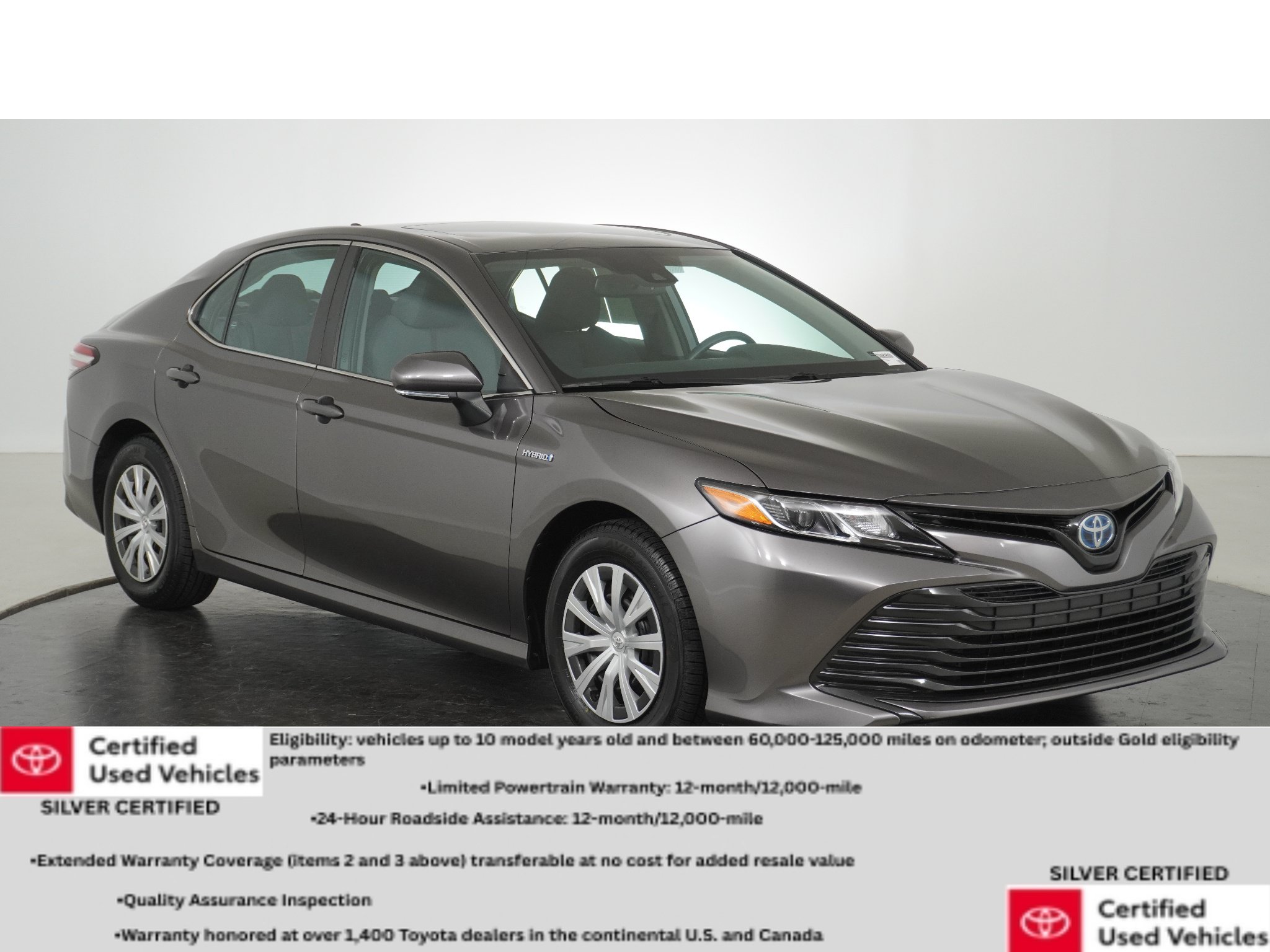 Certified 2020 Toyota Camry LE w/ Sunroof Package FWD image 1