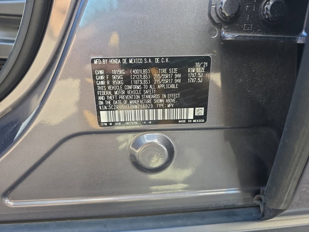 Certified 2022 Honda HR-V LX image 25