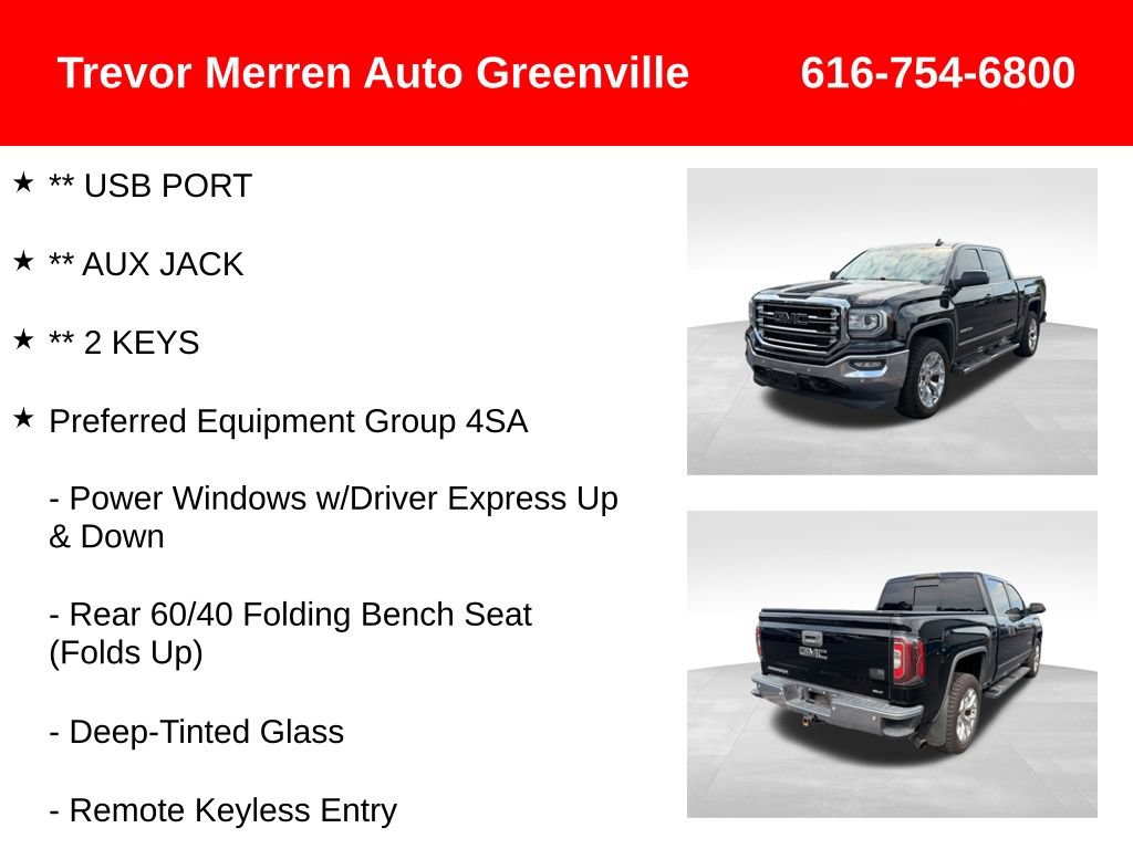 Used 2017 GMC Sierra 1500 SLT w/ SLT Premium Package AWD/4WD image 20