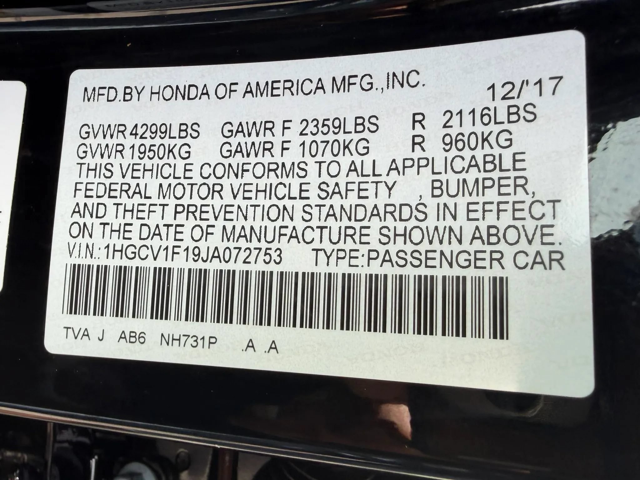 Used 2018 Honda Accord LX image 54